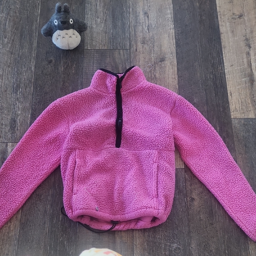 Kids Pink Fleece Pullover